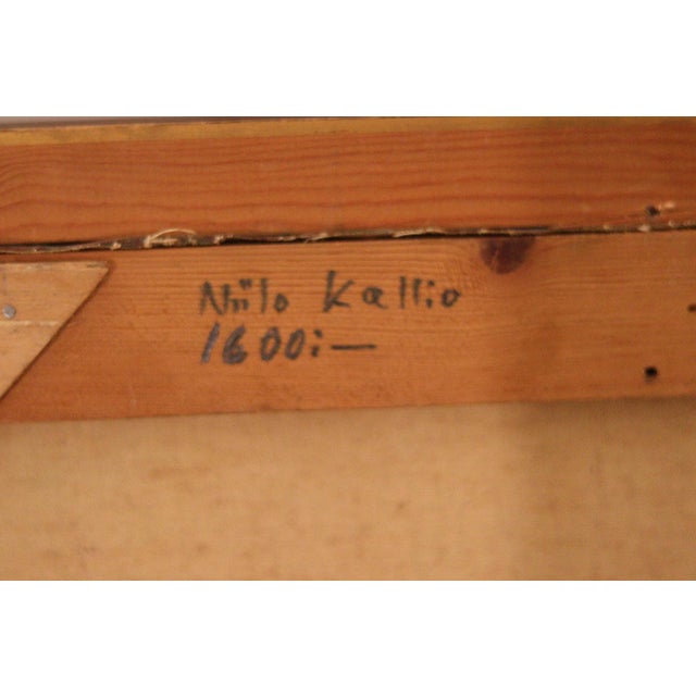 Nillo Kallio, Tree, 20th Century, Oil on Canvas, Framed For Sale - Image 15 of 18