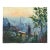 Liliane Paumier French Village Skyline Oil Painting For Sale