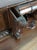 Wood Vintage Walnut Chippendale Style Open Front Writing Desk With Brass Hardware For Sale - Image 7 of 18