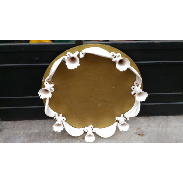 6-Light Ceiling Light in White Egle Pozzi Porcelain, 1963 For Sale - Image 6 of 14