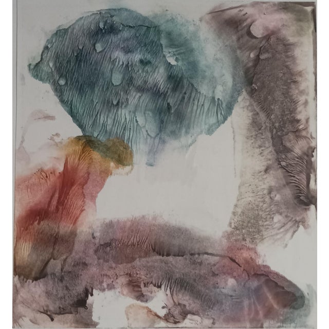 Peter Dischleit, Abstract Composition, 1980s, Ink on Paper For Sale - Image 3 of 3