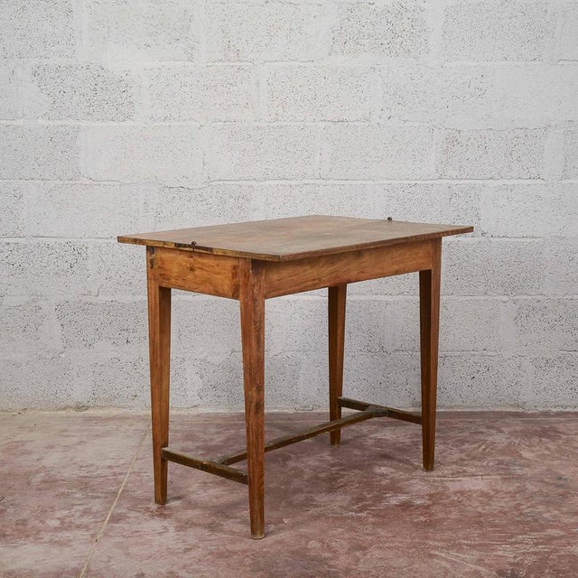 Folding Writing Table in Wood For Sale - Image 6 of 15