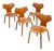 Grand Prix Chairs by Arne Jacobsen for Fritz Hansen, 1950s, Set of 4 For Sale