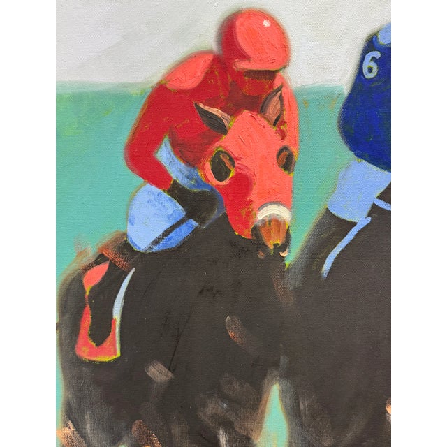 Impressionist "And They're Off!! Last Days at Arlington" For Sale - Image 3 of 8