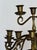 Traditional Vintage Solid Brass Candelabra For Sale - Image 3 of 5
