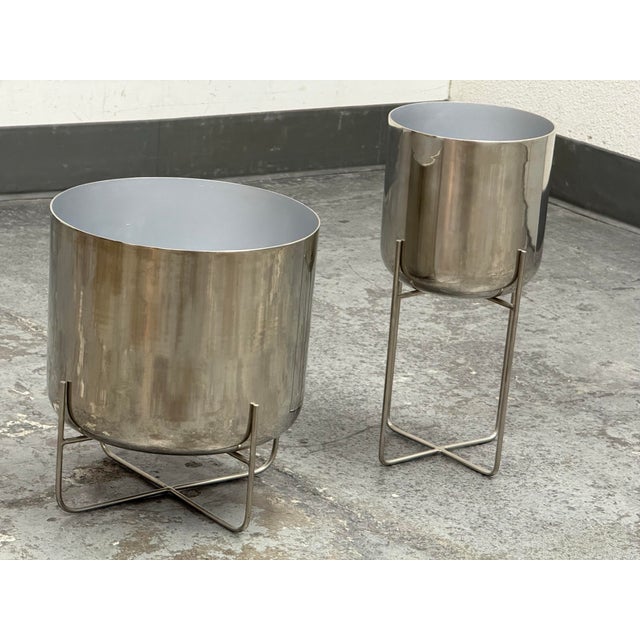 Contemporary West Elm Charm Planters, Set of Two For Sale - Image 3 of 10