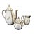 Silver 1930s Rudolf Wachter Bavaria Coffee Service, Floral W/ Sterling Trim - Set of 11 For Sale - Image 8 of 12