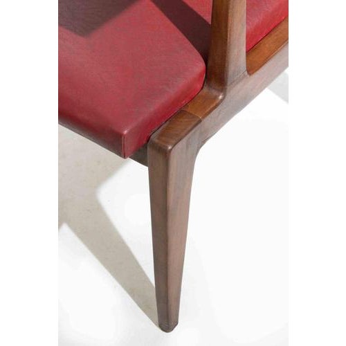 Wood Vintage Chairs by Silvio Cavatorta, Italy, 1950s, Set of 3 For Sale - Image 7 of 8