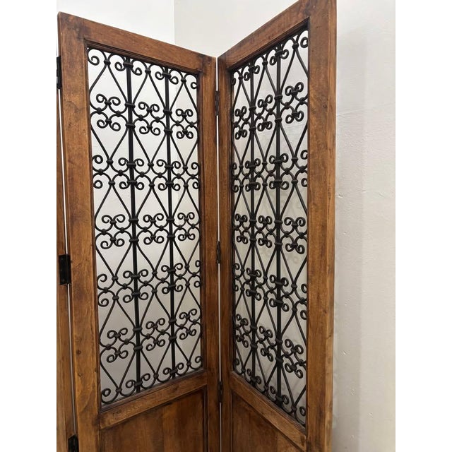 Late 20th Century Spanish Mission Style Room Divider For Sale In Los Angeles - Image 6 of 7