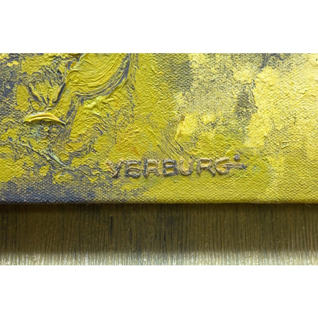 Paul VerBurg Where We Met Signed Contemporary Oil Painting on Canvas Framed For Sale - Image 4 of 9