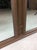 Mid Century Modern Long Rectangular Wall Mirror With Two Glass Panels and Wood Accent For Sale - Image 12 of 18