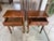 Rustic Vintage Oak Bedside Tables with Drawer and Niche, 1950s, Set of 2 For Sale - Image 3 of 13