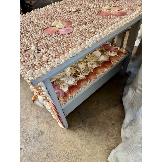 Seashell Side Table W/ Drawer For Sale - Image 12 of 12