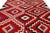 Modern Navajo Style Wool Rug – Crimson & Violet Graphic Diamond Motif 9x12 For Sale - Image 10 of 12