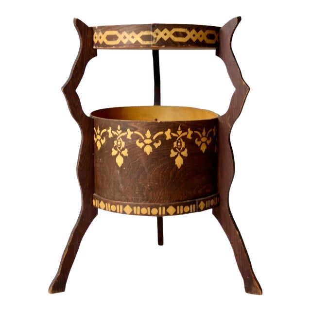 Antique Bandbox Table For Sale