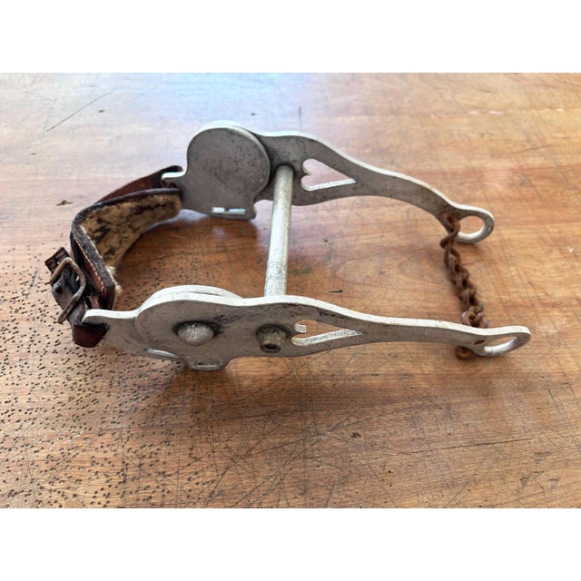 Metal Vintage Western Horse Curb Bit, 1950s For Sale - Image 7 of 8