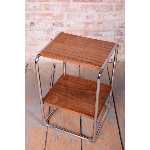 Thonet Bauhaus Bedside Tables by M. Breuer for Thonet, Germany, 1920s, Set of 2 For Sale - Image 4 of 16