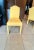 Yellow Set of 4 Fully Upholstered Camel Back Parsons Chairs- Charles Stewart Company For Sale - Image 8 of 16