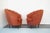 Red Armchairs & Ottoman in the Style of Gio Ponti, Italy, 1950s, Set of 3 For Sale - Image 8 of 13