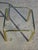 Nesting Tables in Gilt Metal and Tempered Glass, 1990s, Set of 3 For Sale - Image 15 of 18