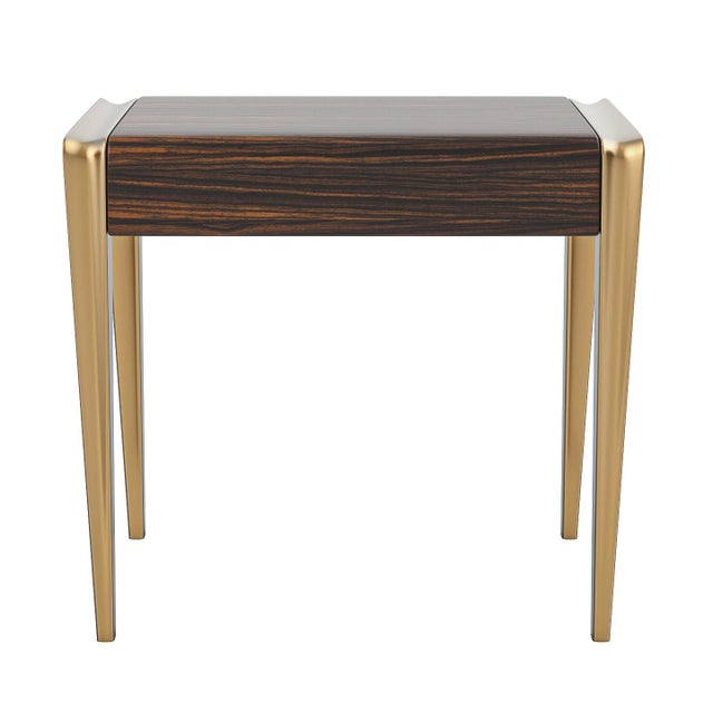 "Micra" Credenza & Console With Bronze For Sale In Los Angeles - Image 6 of 6