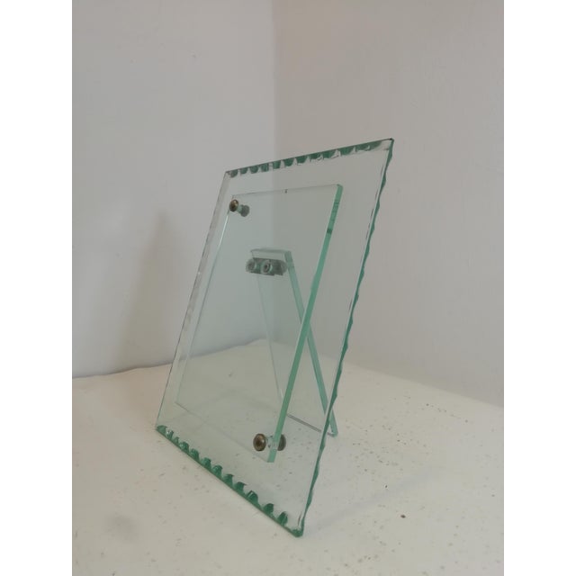 Fontana Arte Glass Photo Frame by Pietro Chiesa for Fontana Arte, 1950s For Sale - Image 4 of 11