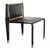 "Costiera" Chair with Bronze Details and Tailor Made Woven Leather
