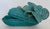 Wood Vintage Artisan Wicker Turquoise Eggplant W/ Lid For Sale - Image 7 of 8