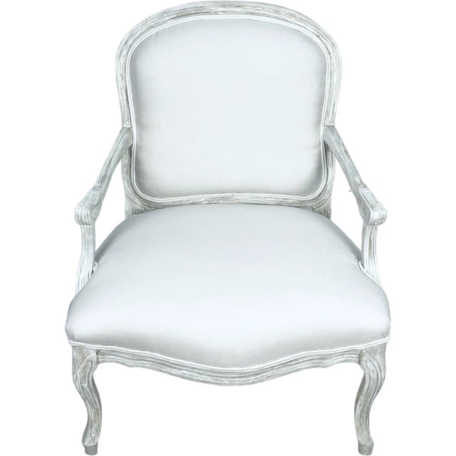 2 Beautiful Hand Painted Fauteuil Chairs For Sale - Image 11 of 11