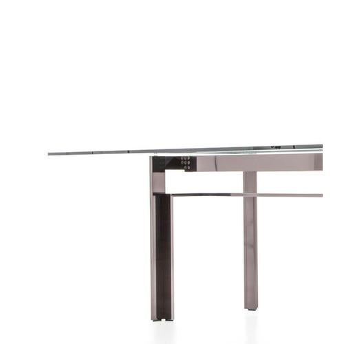 Metal Mid-Century Doge Table with Aluminum Base by Carlo Scarpa for Cassina, Italy For Sale - Image 7 of 14