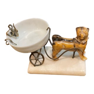 Antique French PUG Dog Jewelry Catch- 19th century For Sale