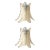 Set of Two Contemporary Italian Transparent “Felci” Murano Glass Wall Sconce For Sale