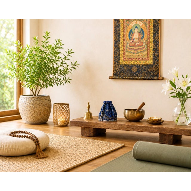 Indian Lapis Lazuli Buddha in Alcove Finely Carved For Sale - Image 3 of 14