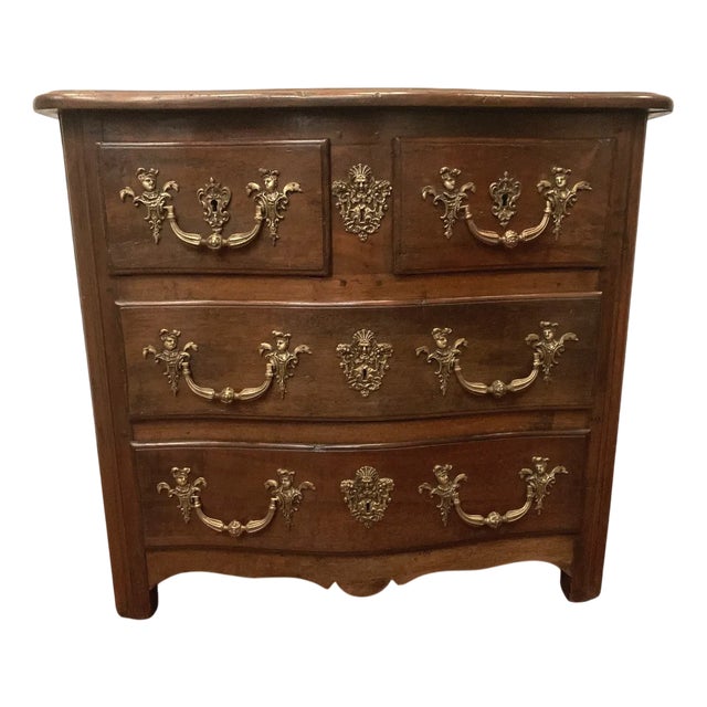 Provincial Chest of Drawers in Walnut, 18th Century For Sale
