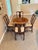 18th Century Antique Game Table With 4 Chairs For Sale - Image 5 of 13