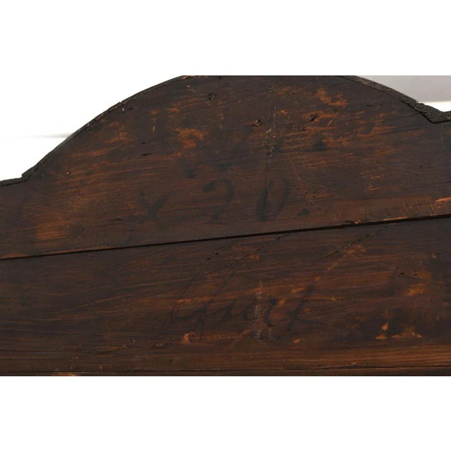 Antique Walnut Vitrine Cabinet For Sale - Image 10 of 13