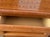 A Pair of Vintage Bassett Sculptural Oak Nightstands With Architectural Drawer Fronts For Sale - Image 9 of 11