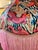 1950s Boho Chic "Cosmic Alligators" Blush Pink Vintage Refinished Lampshade For Sale - Image 5 of 6