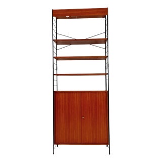 Free Standing String Shelf-System in Teak from WHB Germany, 1950s For Sale