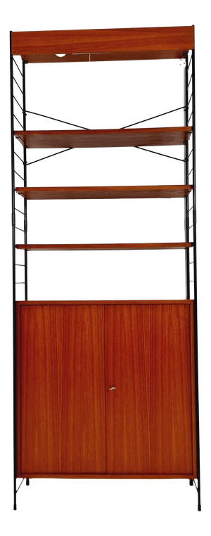 Free Standing String Shelf-System in Teak from WHB Germany, 1950s