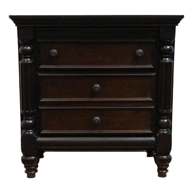 Ashley Furniture Key Town Collection Contemporary Traditional 33" Two Drawer Nightstand B668-93 For Sale
