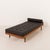 Wood Danish Modern Teak Daybed in Black Leather, 1960s For Sale - Image 7 of 15