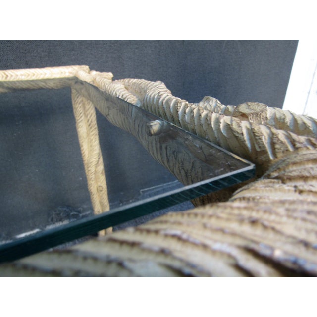 Transparent Mid-Century Modern Glass Table For Sale - Image 8 of 9