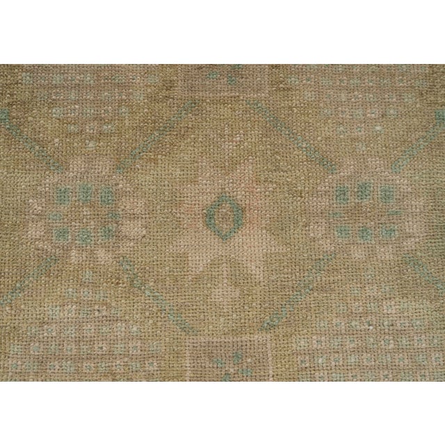 Turkish Mini Rug Oriental Hand Knotted Vintage Rug 1'9" x 2'11" #21018 For Sale - Image 4 of 8
