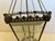 Antique Metal Tole Lantern With Ram’s Head Decoration For Sale - Image 10 of 12