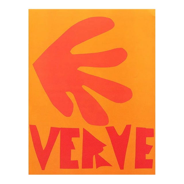 1987 After Henri Matisse "Verve No. 35-36" Cover, Second Edition Full-Color Print For Sale