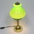 Mid-Century Modern Green Opal Glass Table Lamp, 1960s For Sale - Image 3 of 8