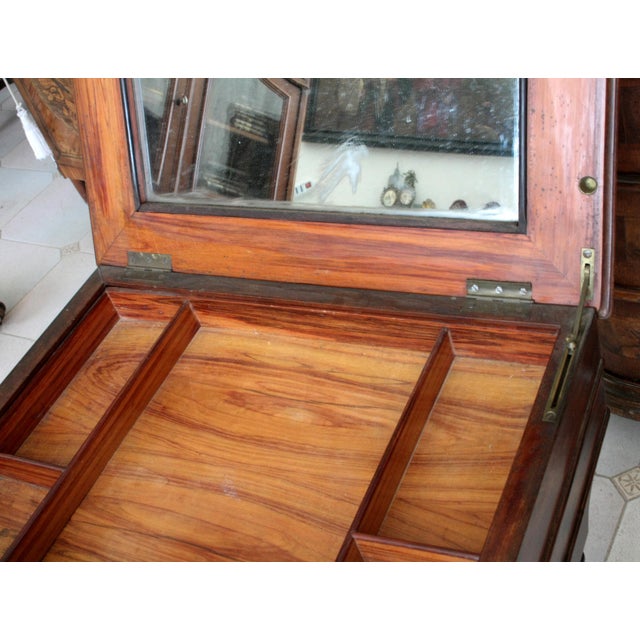 Vintage Classic French Mahogany Sewing Desk For Sale - Image 17 of 18