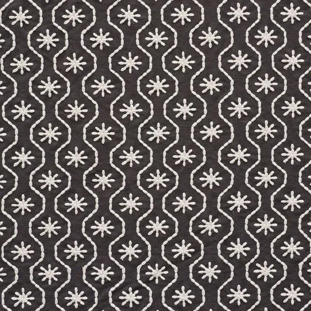 With undulating, intentionally imperfect stripes and sweet, flower-like stars, this seemingly delicate embroidery has a...