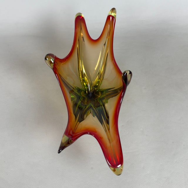 Modern Polychrome Sommerso Murano Glass Centerpiece, 1970s For Sale - Image 6 of 15